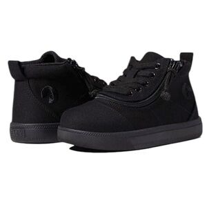 BILLY Footwear NEW Stylish Black Kids Sneakers Easy Zipper Toddler Boys Sz 11W